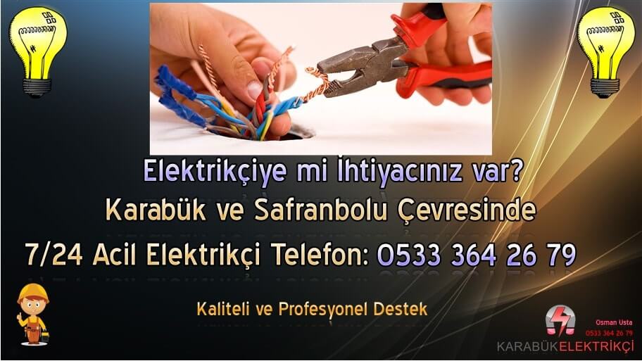 Karabük Elektrikçi 0533 364 26 79